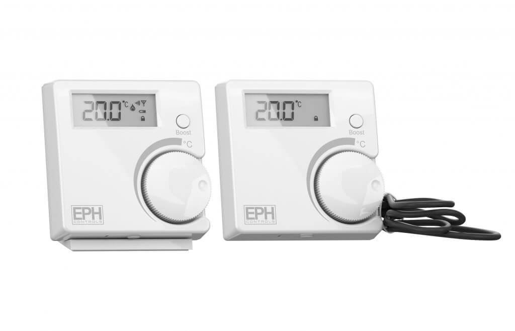 RF Room Thermostat with On/Off Button